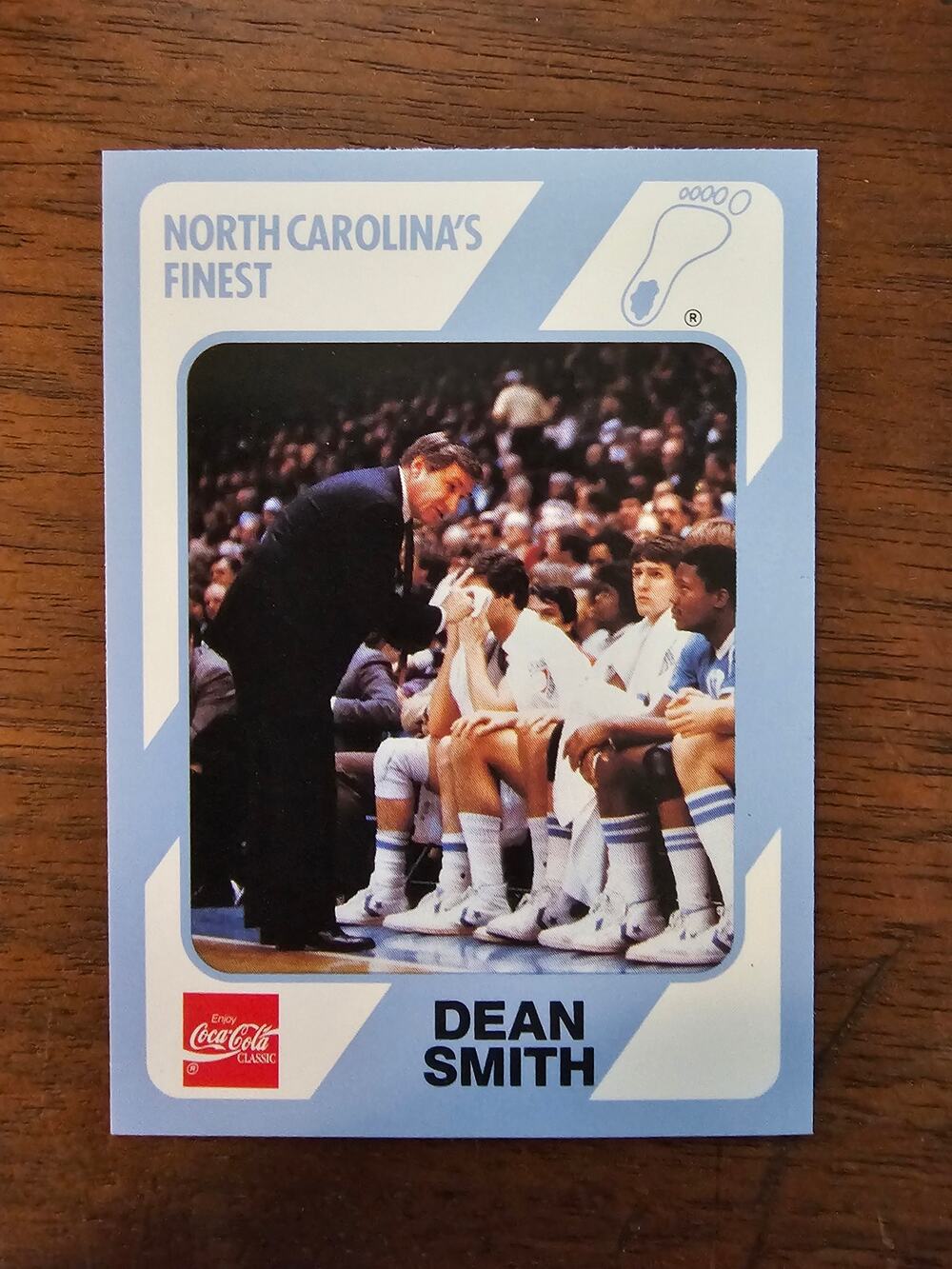 Dean Smith 1989 Collegiate Collection #4 - North Carolina's Finest - Fresh Pull
